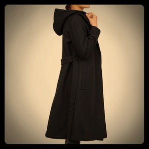 H&M WOOL BLEND HOODED COAT-very hard to find!